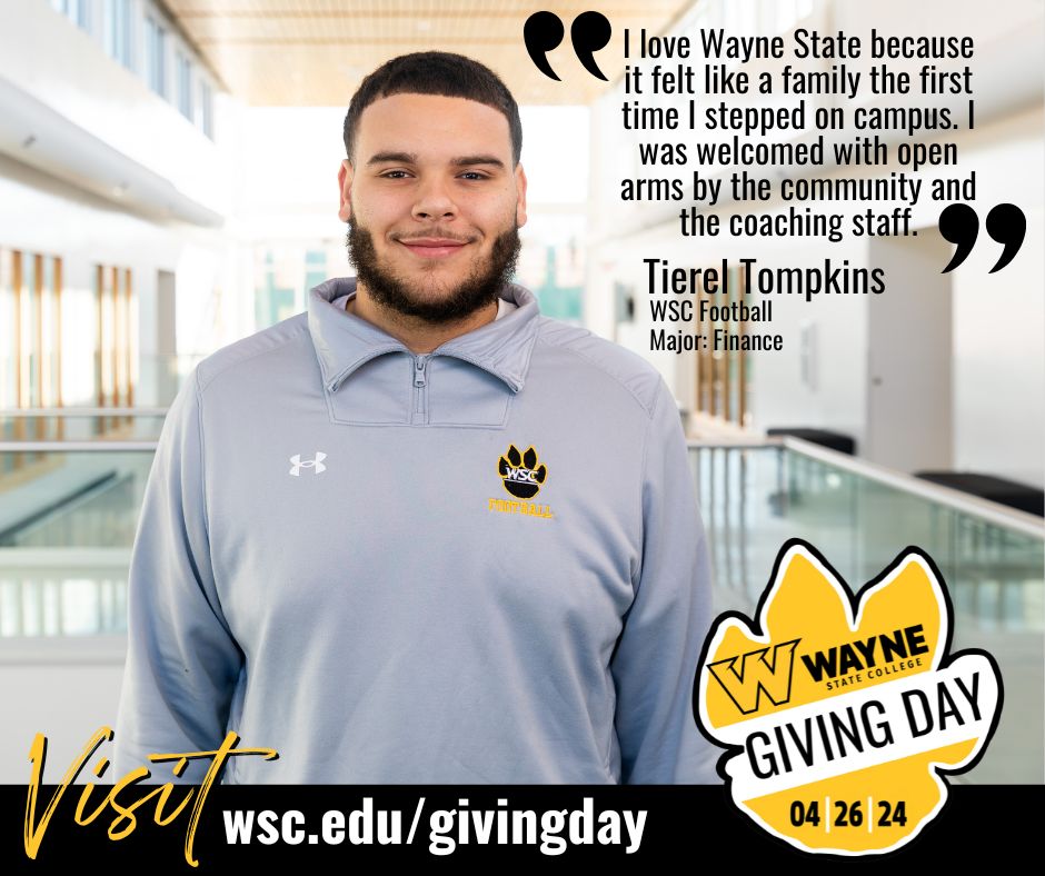 🐯🏈Score big with Wildcat football on April 26th! Giving Day is our chance to come together and make a difference. Let's support our team and invest in their future success. wsc.edu/givingday #ForThePaw 🐾