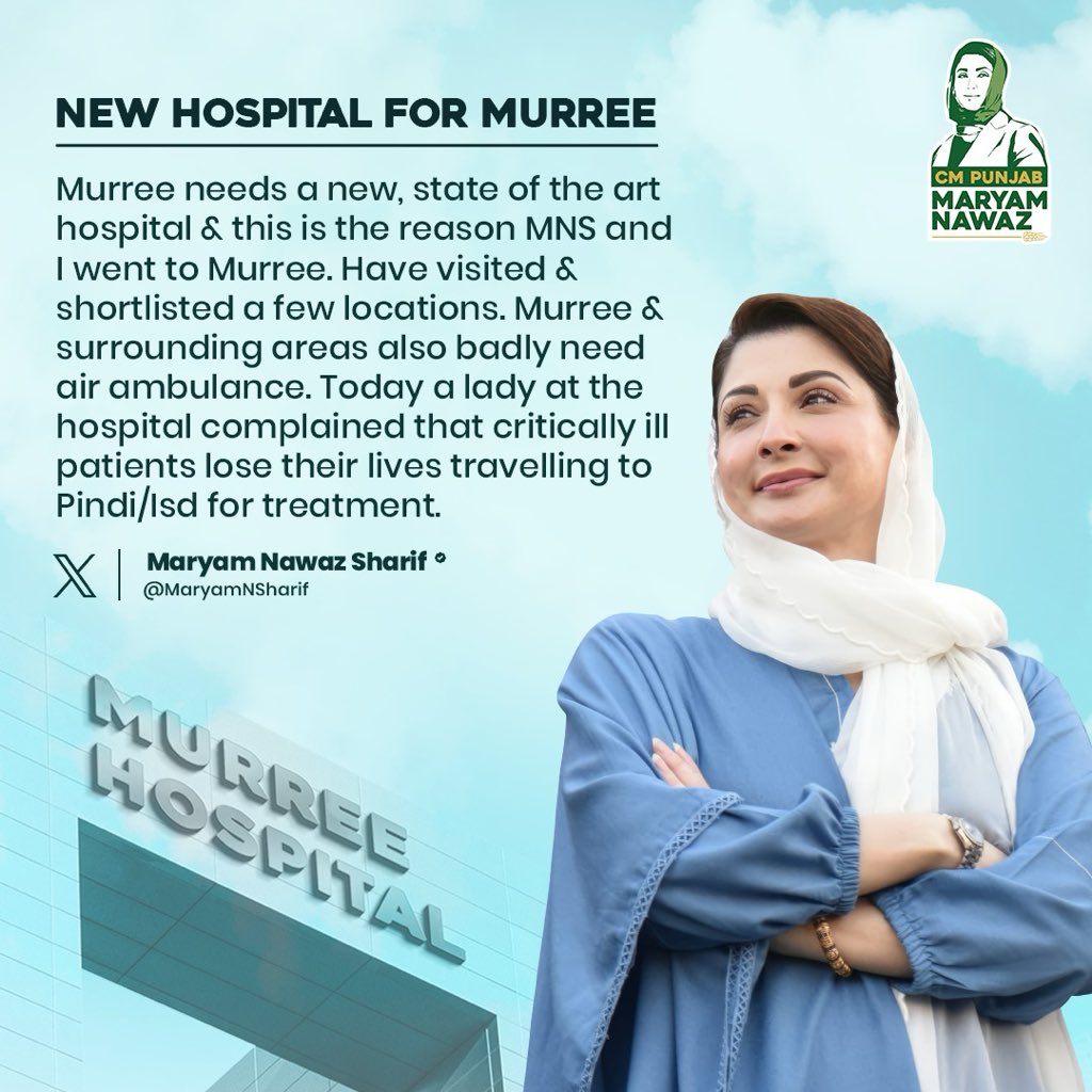 New Hospital For Murree !