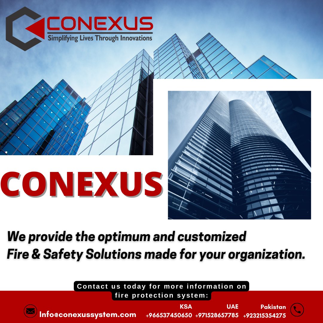 #Conexus #FireFighting #GasExtinguishingSystems #SmokeSystem #FireSystem #FireProtection #FireSafety #FireAlarmsystem #FireAlarm #Securitysystem #Alarm #Protection #Fire #Fireprotection #Firefighter #Firesolution #Maintenance #Companyalarm #Alarmsproducts #Fireextiguisher