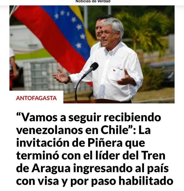 El legado del reo Sebastián Piñera fue el millón de delincuentes venecos que fue a buscar a Cúcuta 

Astorga Joanna Pérez Miserables
#sinfiltrostv