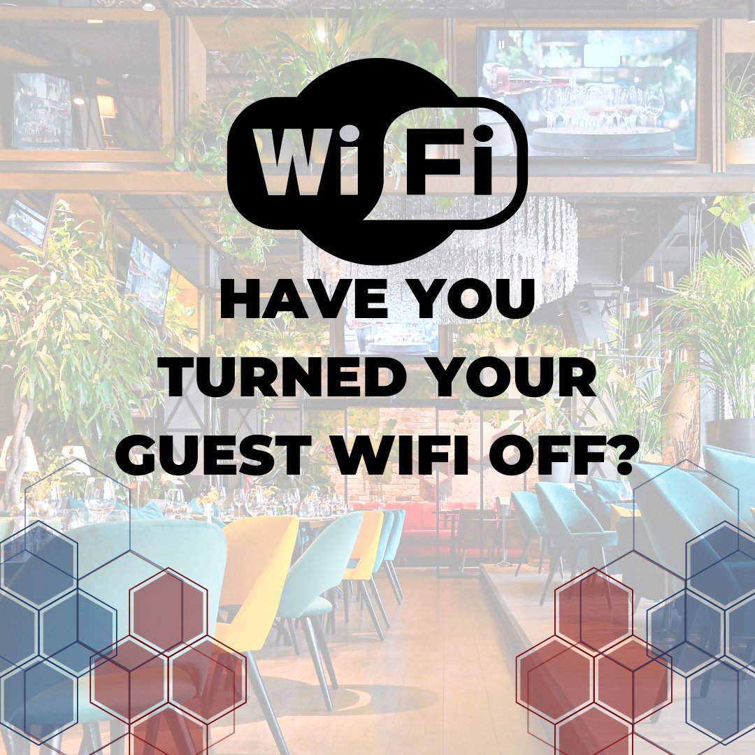 Calling all business owners! ⏰This is your reminder to turn your guest Wi-Fi off at the end of the day! #technology #itcompany #darlington #itsupport #teesside #yorkshire #hospitality #wifi