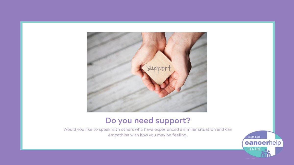 Our monthly #Cancer Support Groups provide mutual support and information to Bowel, Breast, Ovarian, Prostate patients, their families and carers. Visit sechc.org.uk/services/suppo… to find out when our groups are held

#prostatecancer #bowelcancer #breastcancer #ovariancancer