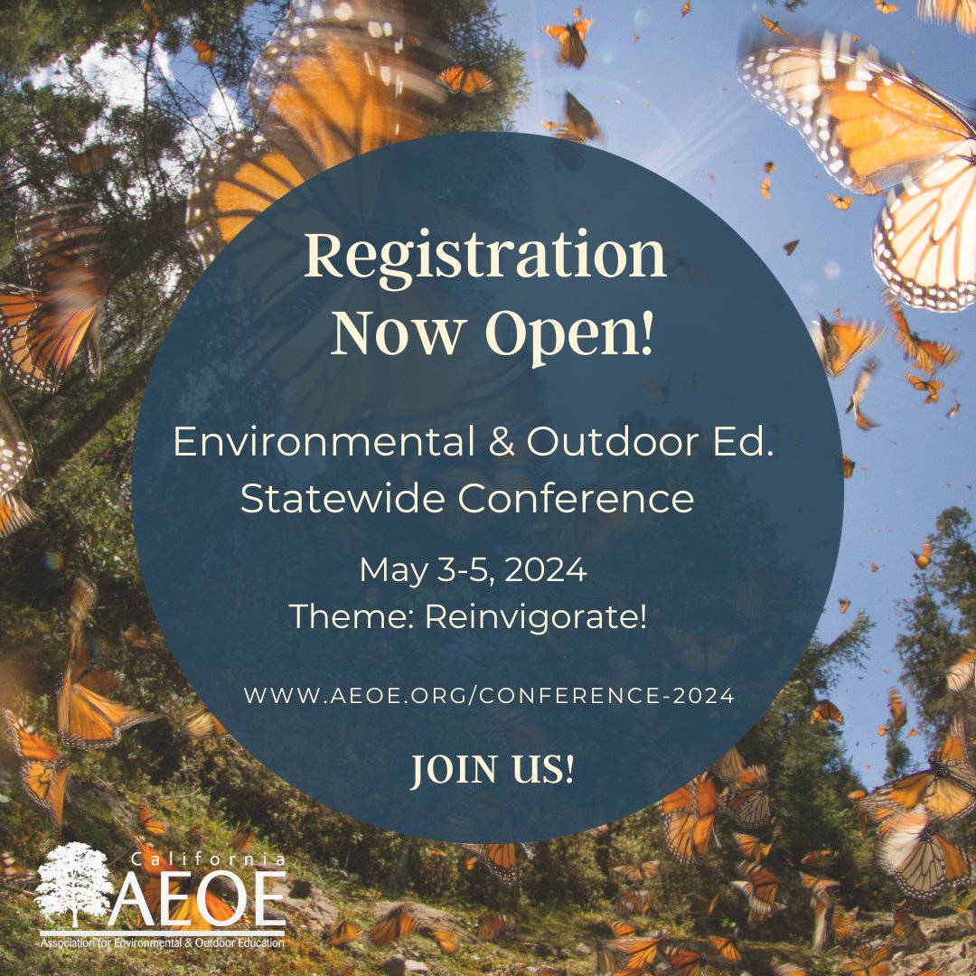 Please join us for the @caeoe Environmental & Outdoor Education Statewide Conference 5/3-5/5! Our Director of Education, Jo Ellis, will be offering a workshop on preventing #tickbornediseases. Learn more & register: aeoe.org/conference-2024 #Lymedisease #Lymeawareness