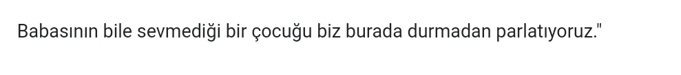 Ahaha durumu daha da kişisel hale getirip birbirlerini sokakta vurmalılar🧚‍♀️