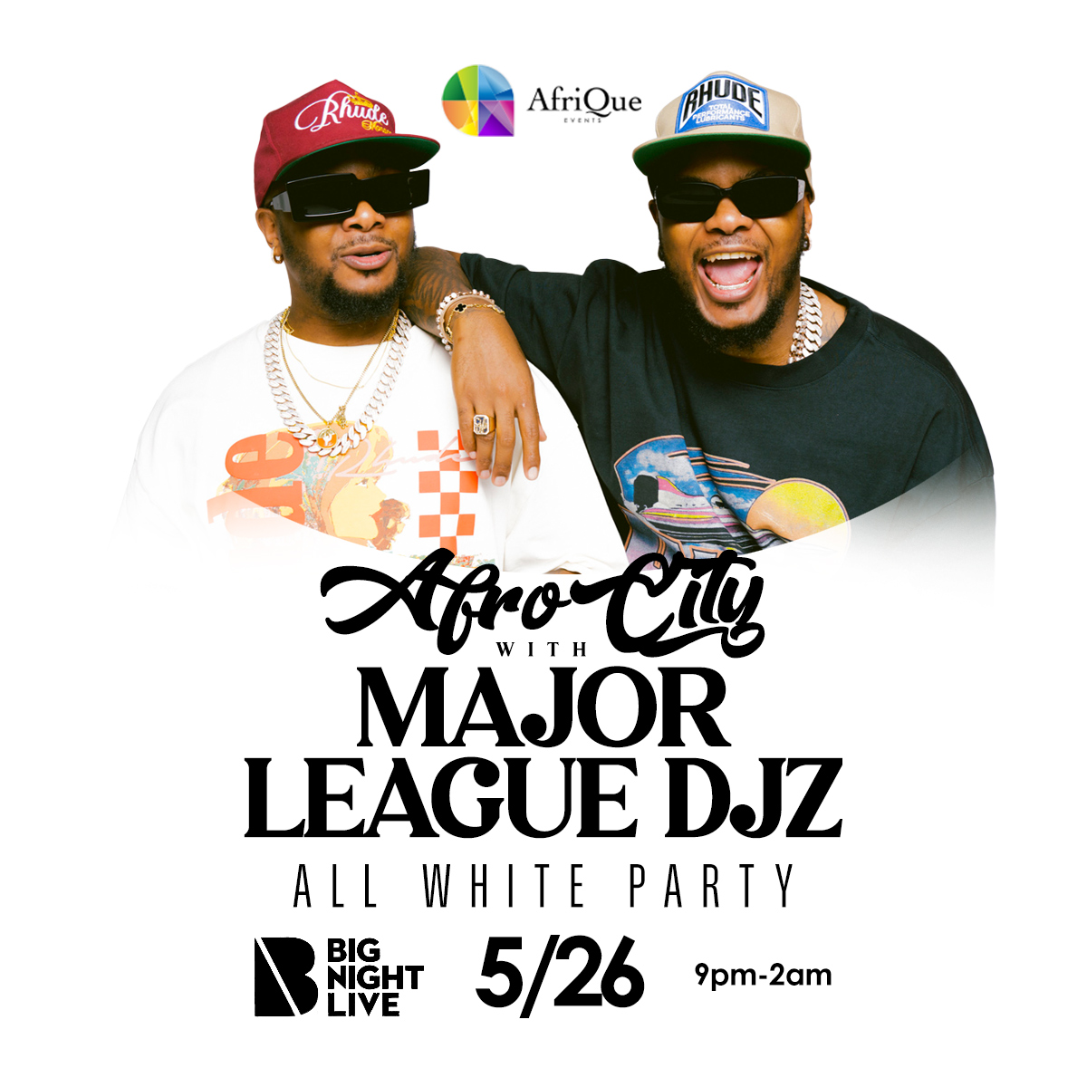 JUST IN! 🚨 @MAJORLEAGUEDJZ take over #BigNightLive on May 26th! Tickets are on sale now. ticketmaster.com/event/01006090…