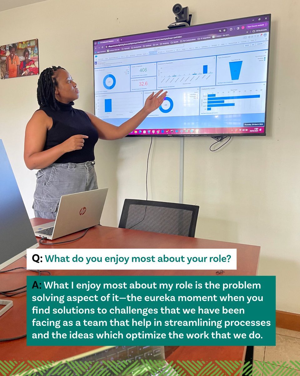 "The world awaits your BRILLIANCE!" -Judy Nduati, when asked about her advice for girls pursuing a career in STEM.

Behind the scenes at Village Enterprise, Judy manages our <a href="/salesforce/">Salesforce</a> and <a href="/TaroWorksApp/">TaroWorks</a> platforms, ensuring we have the right resources to end extreme poverty.