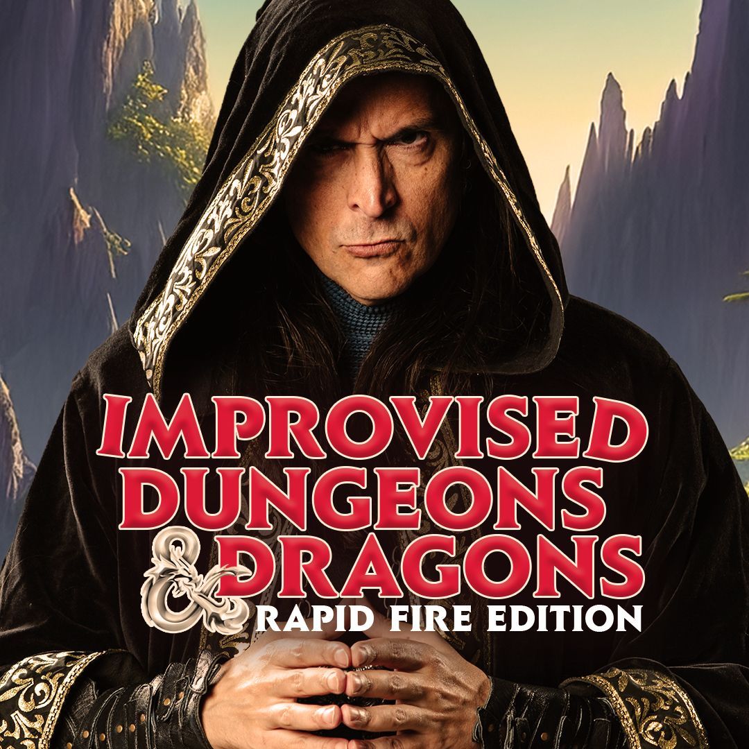 This Friday April 19th we open IMPROVISED DUNGEONS AND DRAGONS 🐉🐉🐉

Enter the Realm of Improvised Nerdery, where costumes are encouraged and the best prize each night will be awarded a prize by the Dungeon Master himself, @Mark_Meer 

#DungeonsandDragons #YegTheatre