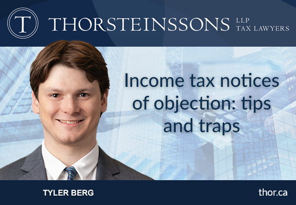 Income tax notices of objection: tips and traps
#tax #taxlaw #canadiantax #corporatetax #personaltax #taxaudits #taxlitigation

Blog post: thor.ca/blog/2024/04/i…