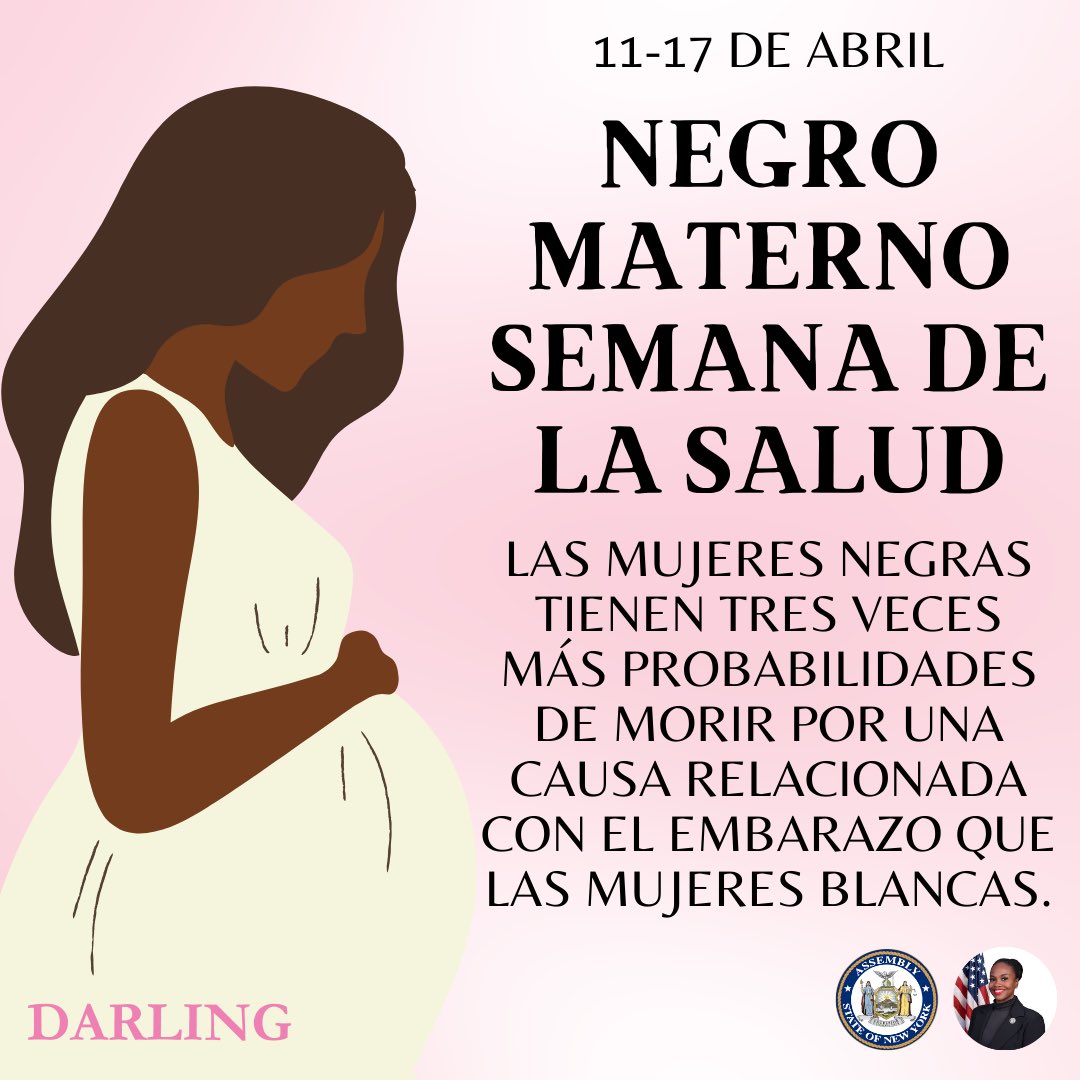 This week in April is Black Maternity Health Week 🤰🏾 Black women are three times more likely to die from a pregnancy-related cause than White women. No one should live in fear of theirs, or their child’s life, during such a miraculous time. #excellenceforthe18th