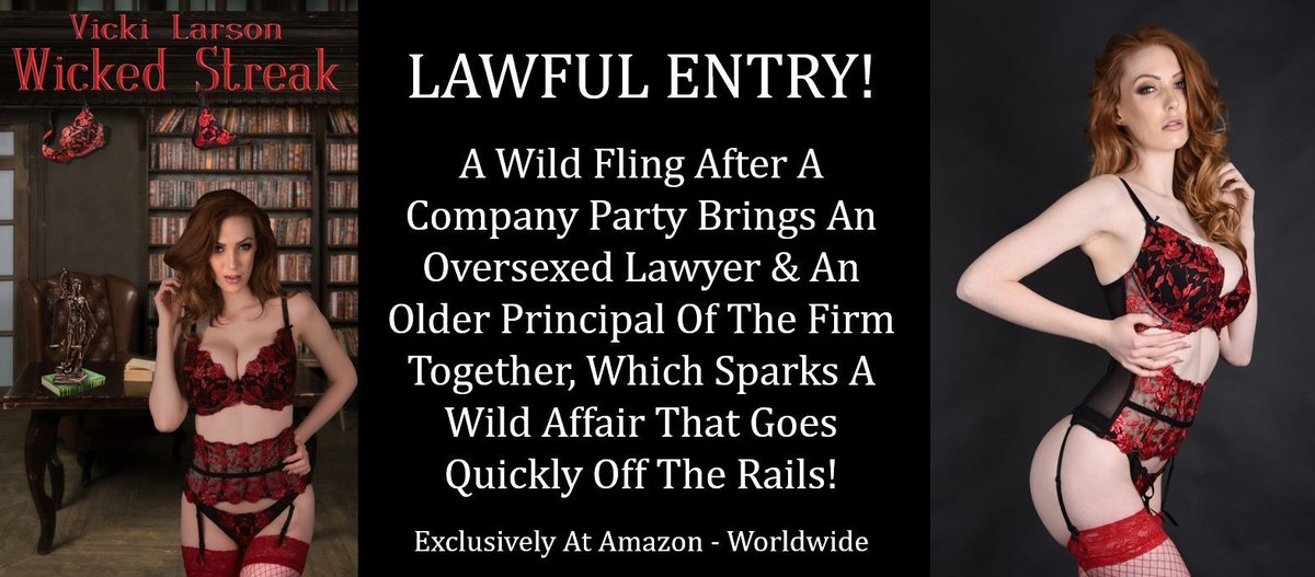 WICKED STREAK #New An Older Lawyer Shows A Younger Lawyer What She's Been Missing In Bed! #FREE With Kindle Unlimited US: amazon.com/dp/B0CZFK6XC5 UK: amazon.co.uk/dp/B0CZFK6XC5 CA: amazon.ca/dp/B0CZFK6XC5 #EARTG #Erotica #WritingCommmunity #Bookboost #lawx #ASMSG #lawyers #lust