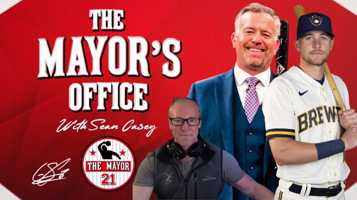 Big League episode of #TheMayorsOffice coming at you today as we’ll be joined by Brewers rising star and current MLB stolen base leader Brice Turang!!! Lock it in!!!