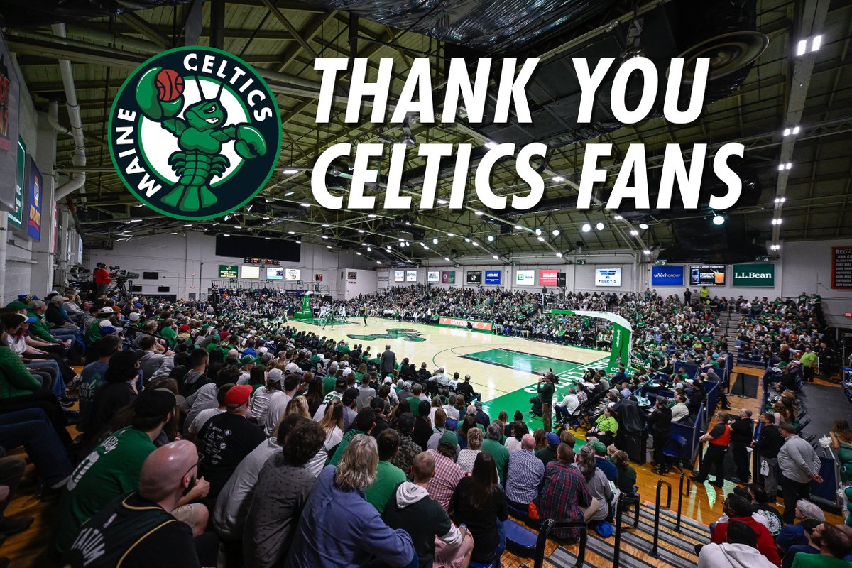 ☘️ Thank you to the best fans in the NBA G League. You made this season one that we will never forget. #bleedgreen