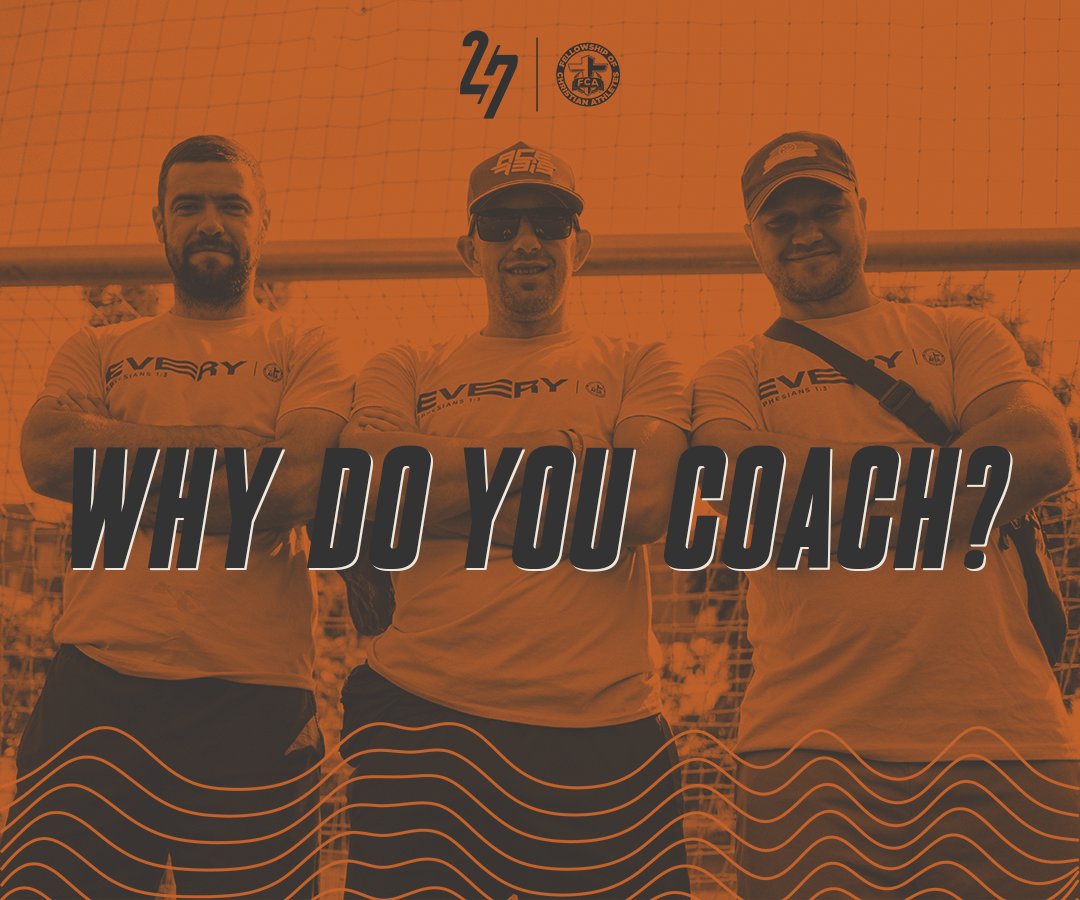 What drives you to step onto the field, court or pitch day after day, guiding young athletes toward their goals? Coaching is a calling — a divine purpose. It’s a calling that predates our own understanding. So, why do you coach?... #Coach #fca247 #Renew