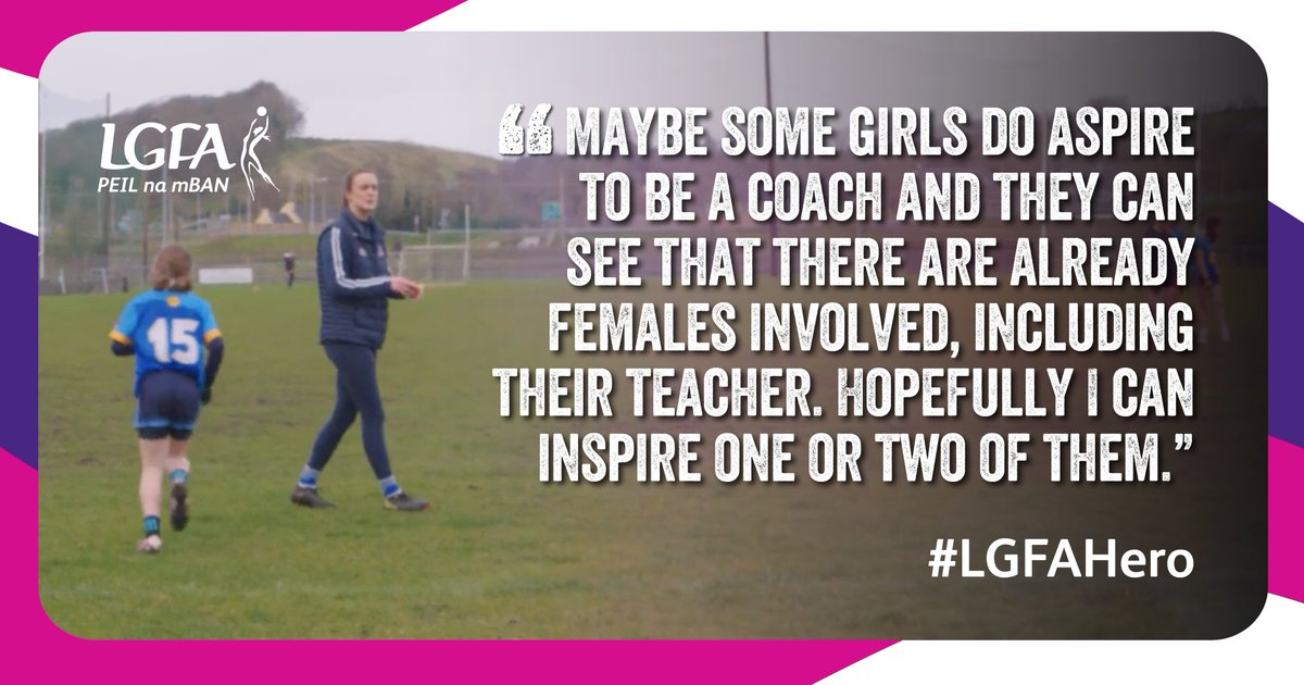 'Hopefully I can inspire one or two of them' 🤩 Former @Mayo_LGFA star & @SHS_westport teacher Clodagh McManamon features in Episode #3 of our ‘Heroes of Today, Inspire the Next Generation’ series! Full video📹➡️ bit.ly/3xpAaPm #LGFAHero