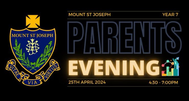 Have you booked your appointments for our Year 7 Parents’  Evening yet? On Thursday 25th April you have the chance to ask our teachers all the important questions regarding your child's progress in their subjects. #MSJCommunity #Year7 #ParentsEvening