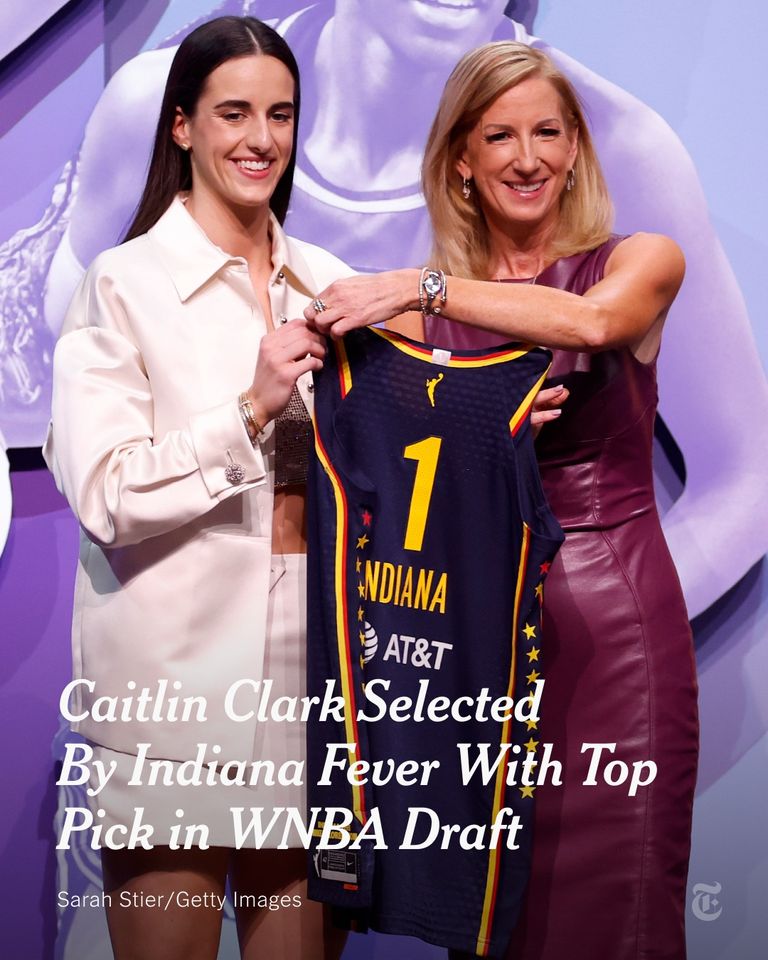 From @TheAthletic: Indiana Fever's general manager said it took “20 seconds, maybe 15” to make Caitlin Clark their choice. The average sold price for Fever tickets has already increased 190%. nyti.ms/3Ugn0Nw