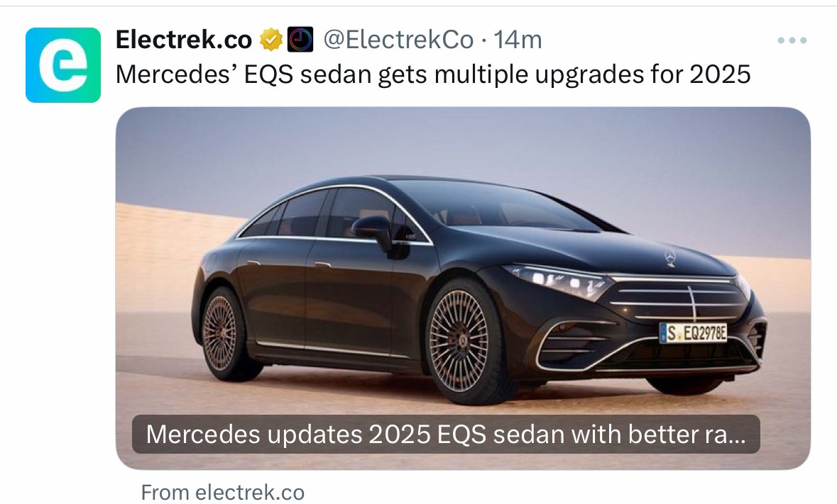 Would you buy this over a Tesla Model S?
EQS is an easy decision.