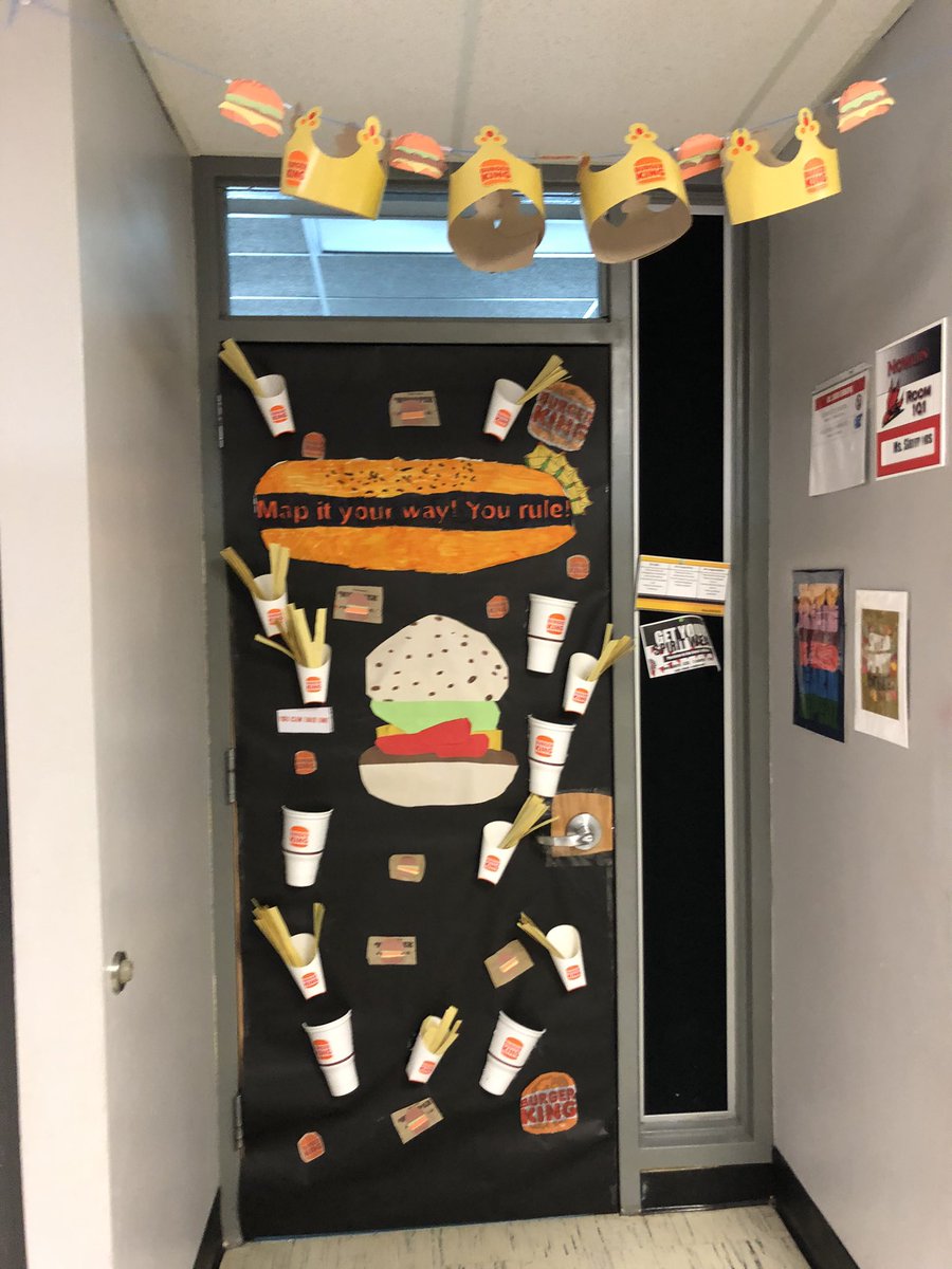 teachsimmons's tweet photo. @BurgerKing Thanks for the donations to make our state testing door a success and making us remember “You Rule” when our confidence wavers. The fries each have a confidence booster and kids are encouraged to take one. https://t.co/LCqZFhmRSF