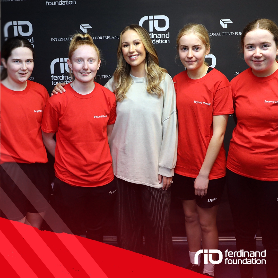 A lovely message from Kate Ferdinand at our incredible Female Empowerment Workshop hosted by Jessica Farry, with special guests Bernie Butler from the @fundforireland, Linfield F.C. Women's Ashley Hutton & Sligo Rovers Women's Emma Hansberry. #BeyondTheBall #FemaleEmpowerment