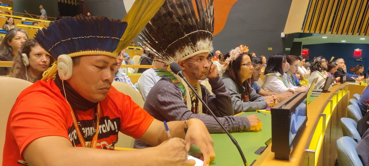 repam_amazonia's tweet image. 16 de Abril de 2024, se dio inicio la sesión del Foro Permanente de las Naciones Unidas para las Cuestiones Indígenas (#UNPFII) en la Sede de las Naciones Unidas en Nueva York.

@un4indigenous @unep #indigneous @undesasocial #repam10años #amazonia