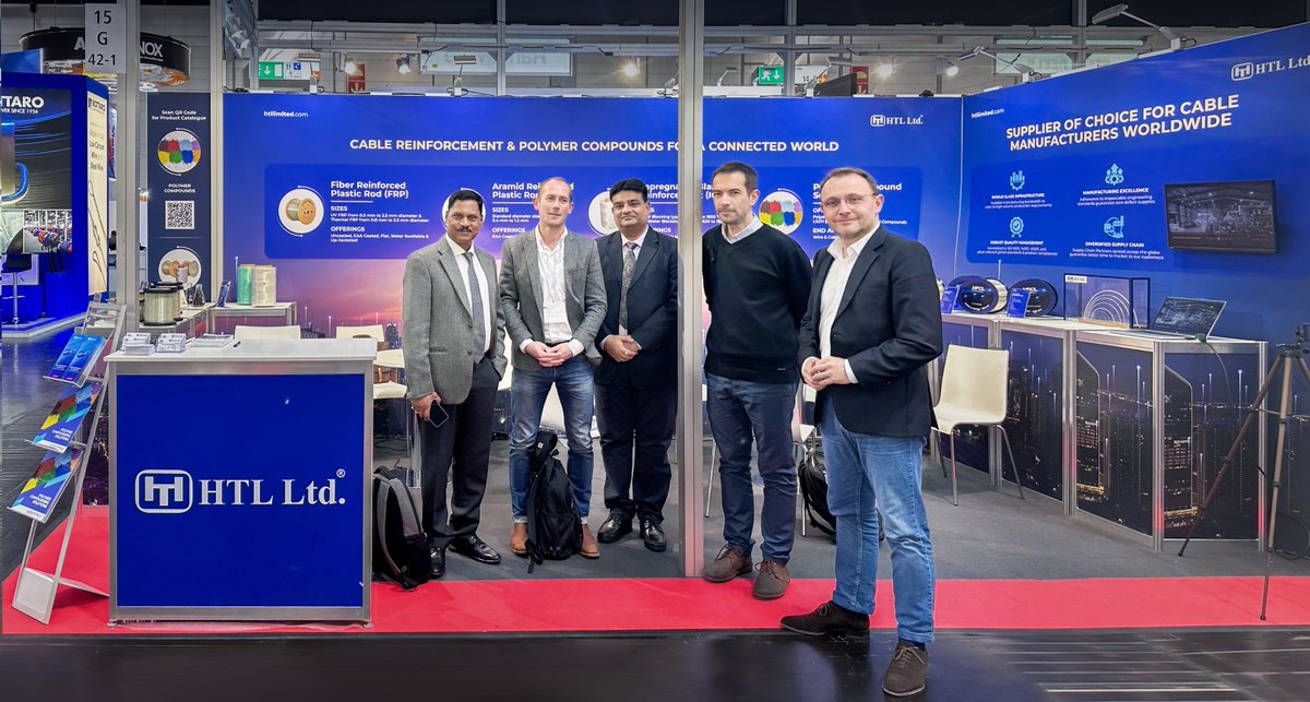htl_limited's tweet photo. Here are some snippets from Day 2 at #WireDusseldorf! Have a look!
Join us to witness HTL’s & HFCL's cutting-edge products as supplied to cable manufacturers worldwide.
See you at Booth G42-1 in Hall 15. Don’t miss it!
#HTLatWireDusseldorf #CableReinforcements #Polymers https://t.co/b9PvBVSla5