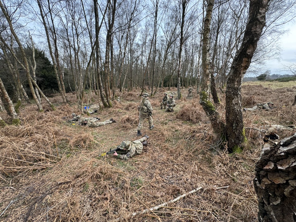 KSRCCF's tweet photo. During the Easter stand down the cadets braved the English weather to take part in our Battle Camp in the Ashdown Forest, a great week was had by with loads of learning @KingsSchoolRoch @SouthEastRFCA @Rodgray27 https://t.co/CcQD3KVMnN