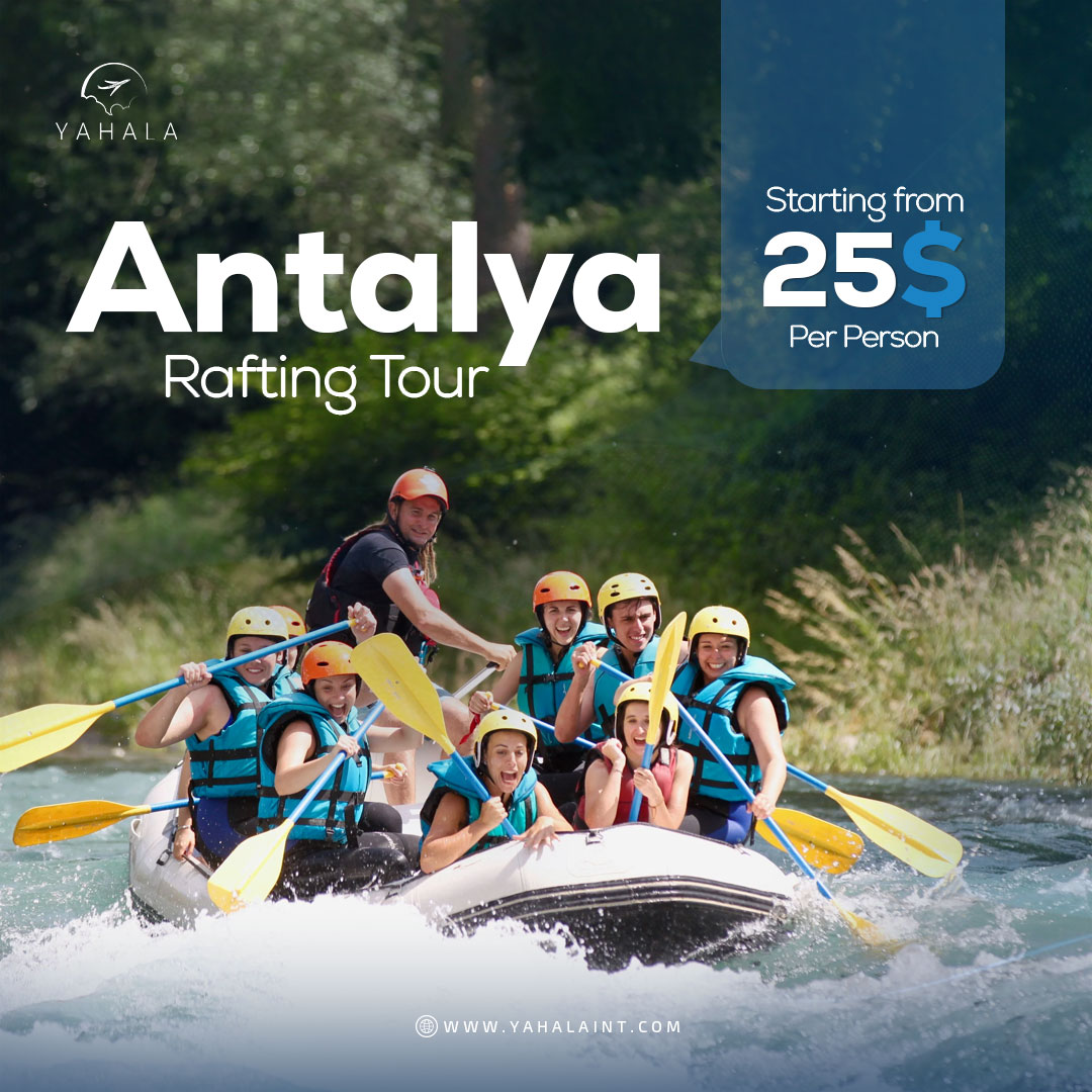 YaHala_Int's tweet image. Dive into adventure in Antalya from just $25!
Experience thrilling rafting with equipment, guiding, insurance, and lunch included.
Don't miss out on this adrenaline-packed excursion!
#Antalya #RaftingTour #Yahala