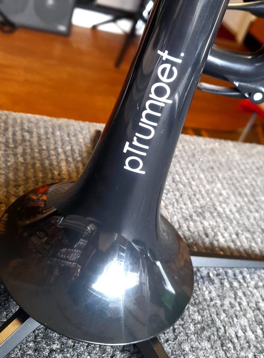 BoothsMusic's tweet photo. Just having a tidy through our brass and woodwind stock, have decided to reduce this black Ptrumpet down to £99.00 on a clearance offer to make room for more shiny new products. #ptrumpet #trumpet #plastictrumpet #musicshop #brass #musicspecialists #bolton #est1832 https://t.co/zTVD2uAJVr