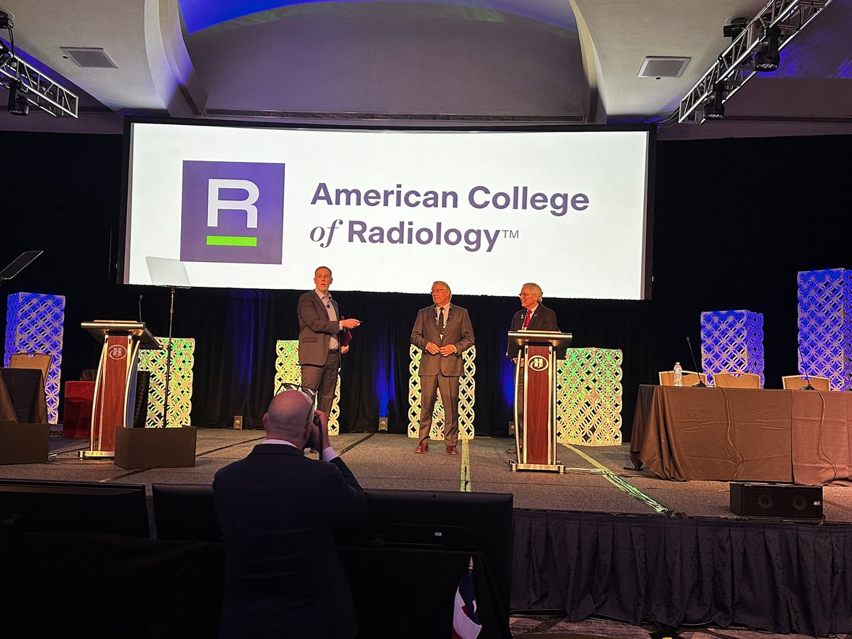 Congratulations <a href="/Bdrads/">B</a> for the <a href="/RadiologyACR/">American College of Radiology</a> Bill Thorwarth Award for your service for #radecon #neurorad <a href="/GregoryNNicola/">Gregory Nicola</a> <a href="/rmbxray/">Robert Barr</a> <a href="/TheASNR/">The American Society of Neuroradiology</a>  <a href="/JoshuaAHirsch/">Josh Hirsch</a>