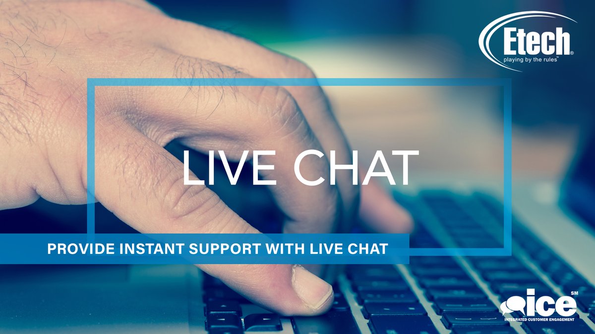 Lift customer support to new heights by proactively engaging website visitors with Etech’s ICE Chat. Enhance customer satisfaction and engagement by offering real-time solutions 24/7/365. Talk to us at CX@etechgs.com or visit bit.ly/3DOAO8W #CustomerSupport #LiveChat