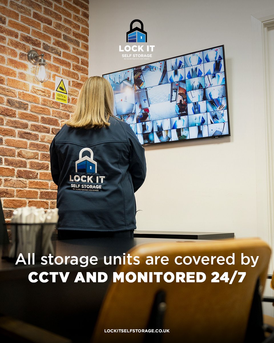 Safeguard your belongings with our top self-storage solution. Equipped with state-of-the-art access control and 24/7 CCTV surveillance, our facility ensures the utmost security for your valuables.📦