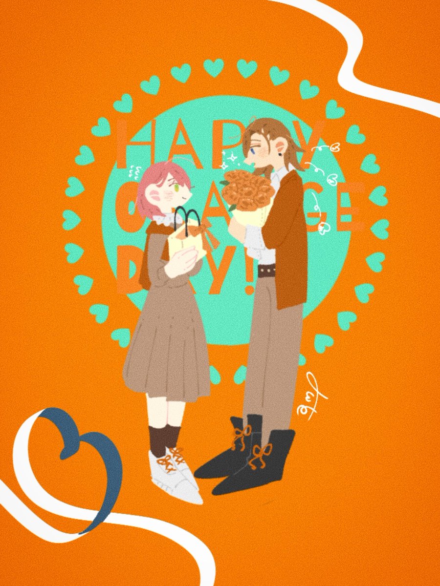 レン春さん🎀
1日遅いけどオレンジデーということで🍊🧡