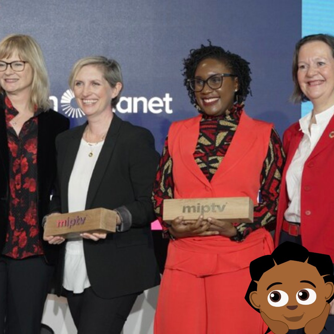 akiliandme's tweet photo. May we just brag a bit?  This is a lovely picture of our CEO, @mwasi_wilmore  holding this year’s 𝐌𝐈𝐏 𝐒𝐃𝐆 𝐀𝐰𝐚𝐫𝐝 🏆. This award is given in recognition of Ubongo's progression toward 𝐌𝐚𝐤𝐢𝐧𝐠 𝐄𝐝𝐮𝐜𝐚𝐭𝐢𝐨𝐧 𝐅𝐮𝐧 &amp; 𝐀𝐜𝐜𝐞𝐬𝐬𝐢𝐛𝐥𝐞 𝐟𝐨𝐫 𝐀𝐥𝐥 𝐊𝐢𝐝𝐬! https://t.co/gi8Ch2tZ9y