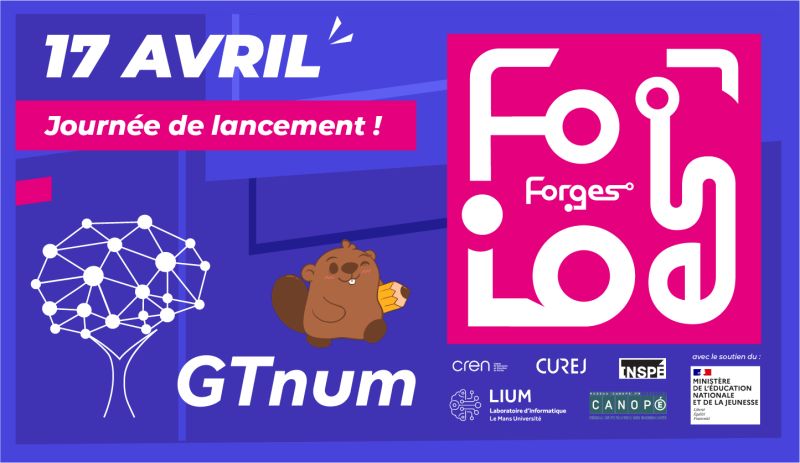 [Recherche] 📅Ne manquez pas la journée de lancement GTnum Forges demain à l'IUT. Pour participer, il suffit de s'inscrire 👉mobilizon.fr/events/338c67c… @LeMansUniv @InspeNantes @reseau_canope @canope_53 @canope_72 @education_gouv @acnantes @lesIUT @curej_urn