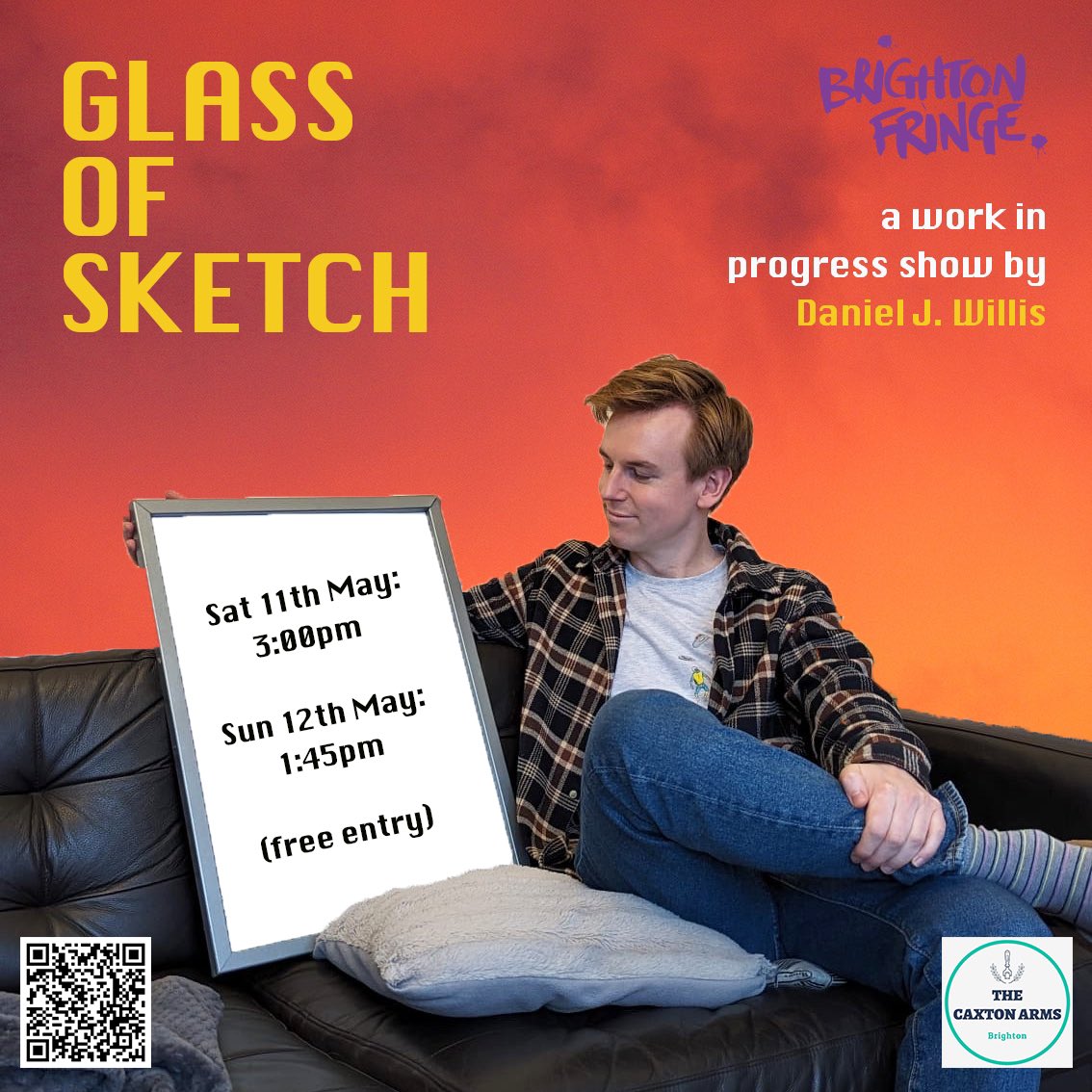 The show keeps getting better and better…supposedly… ✍️🎭

No plans in May? Come see me do a lightly-polished work-in-progress show at the <a href="/brightonfringe/">Brighton Fringe</a>! 11th &amp; 12th May at The Caxton Arms - check out bio for more info!