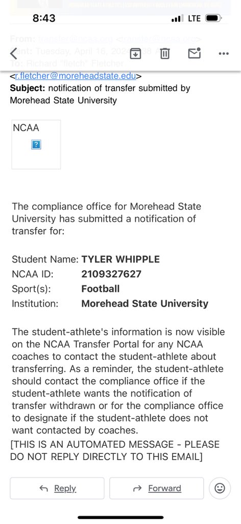 With 4 years of eligibility left, I have entered the transfer portal.