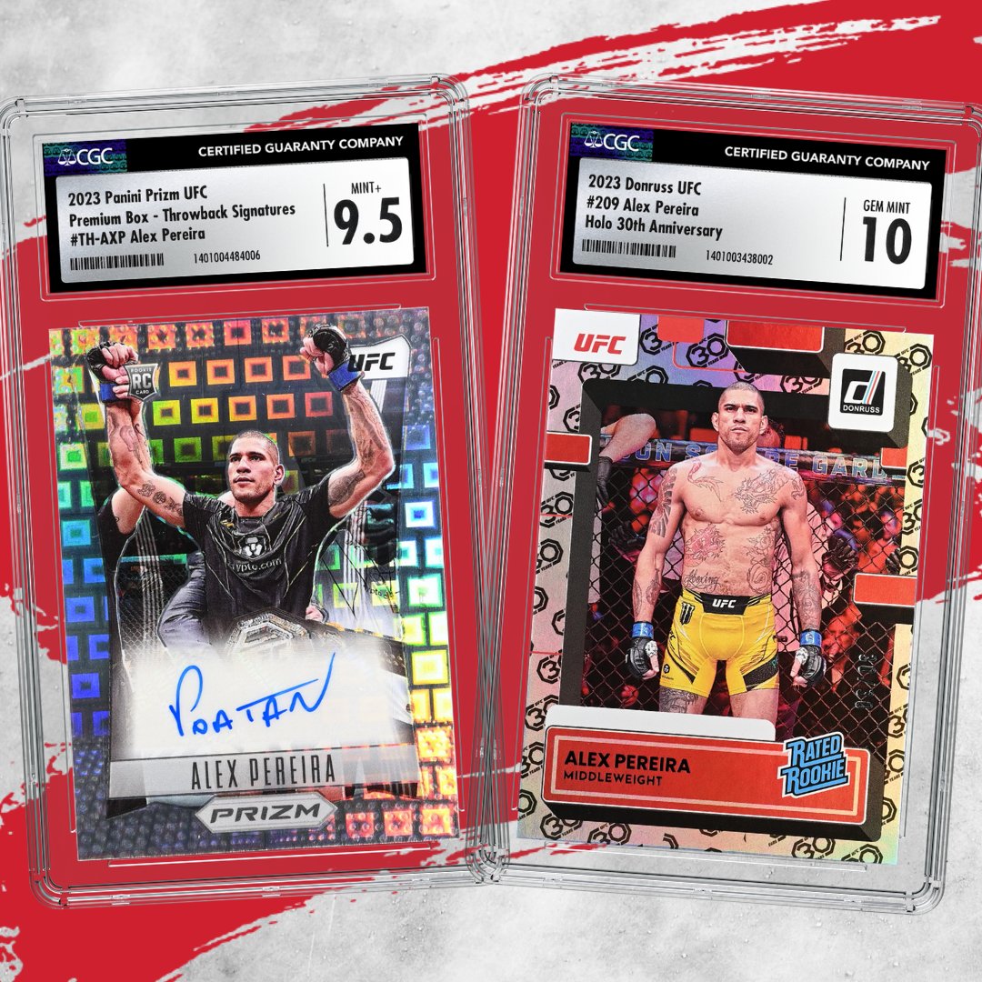 The past weekend was filled with dominant performances across the sports world! This included #AlexPereira viscous knockout in the UFC 300 Main Event! 🫣 Who do you think Pereira should fight next? Grade your UFC Cards by going to CGCCards.com!