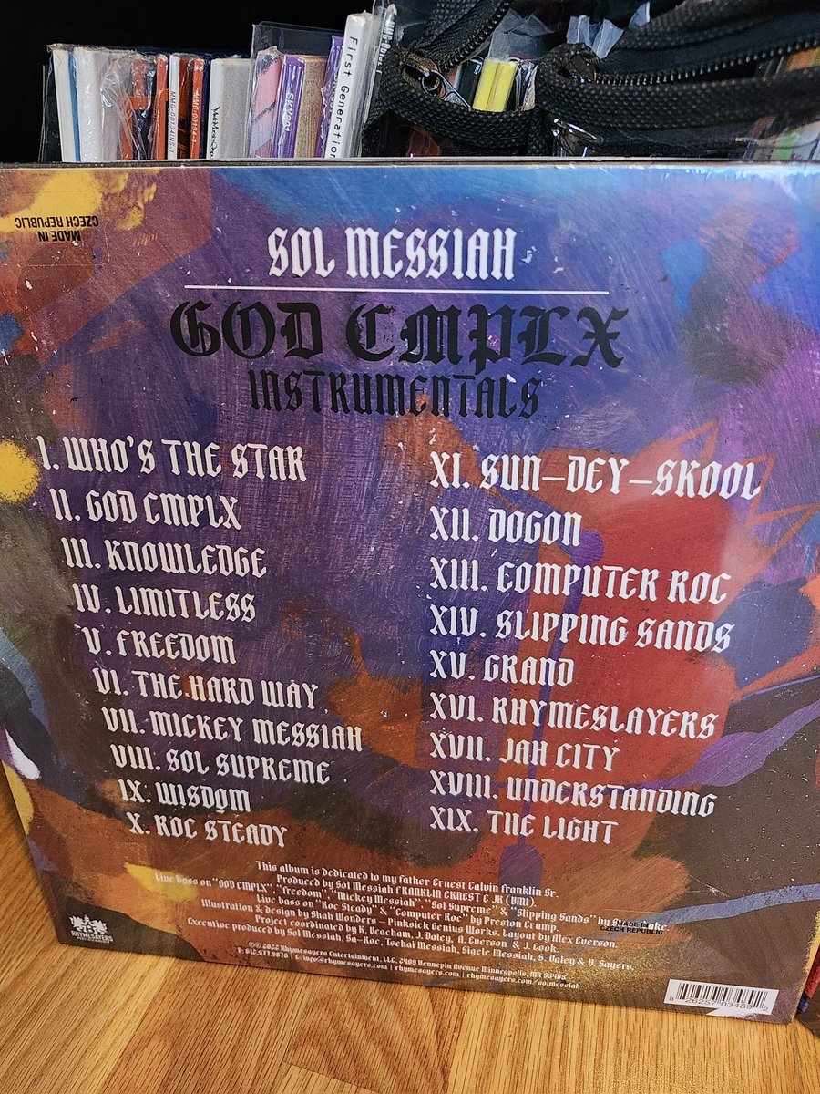 HAPPY BELATED @solmessiah (4/15/24) #SOLMESSIAH #BIRTHDAY #TSHIRT #GODCMPLX #ALBUM #VINYL #INSTRUMENTALS #CASSETTE #CD #ATLANTA #GEORGIA #djaya1 #PRODUCER #BBOY #SOLMESSIAHMUSIC #BEATLIFE #RHYMESAYERS @rhymesayers @sarocthemc #HIPHOP #WIKIHHDG