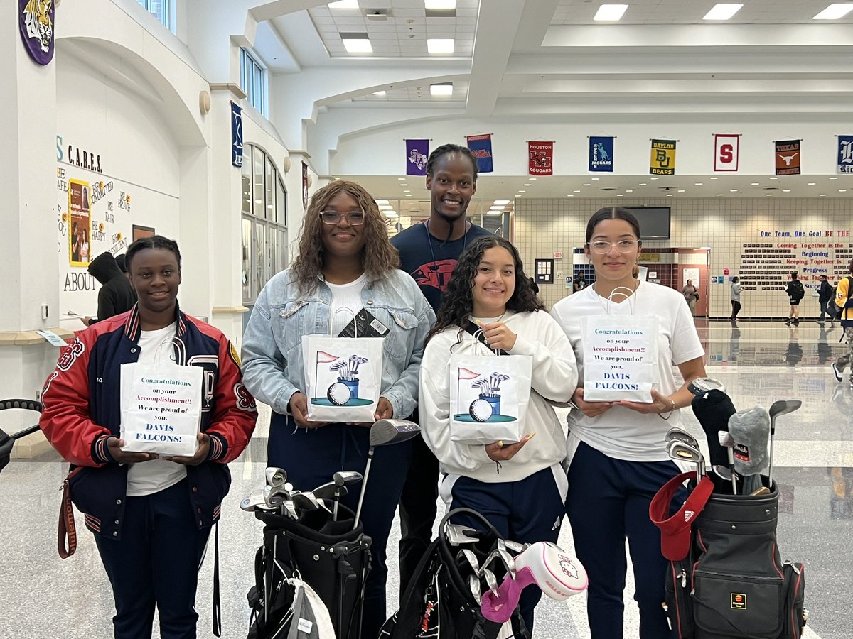 Good luck to our Davis High School Falcon Golf Team as they travel to regionals in Waco, Tx! #BOD #BeTheOne #AldineConnected