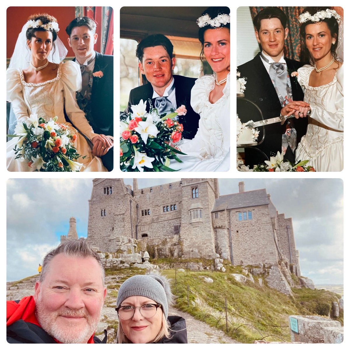 Happy Tuesday - today marks our 30th Wedding Anniversary - love making memories with this 👇⁦@StMichaelMount⁩