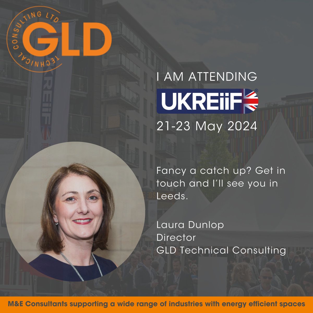 Our Director, Laura Dunlop, will be making her debut appearance at this year’s <a href="/UKREiiF/">UKREiiF</a>

📧 To set up a meeting: laurad@gldtechnicalconsulting.co.uk 

#UKREiiF #propertynetworking #mep #mepdesign #buildingservices