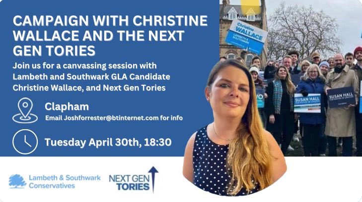Join us on the GLA campaign trail with @Chrissie_W13 🌳 Details below 👇