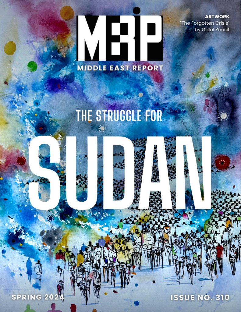 The Spring issue of MER is out today, to coincide with the year anniversary of Sudan's devastating war. Contributors examine the scope s of the conflict, the popular responses to the war and the longer political and economic dynamics that underpin it. merip.org/magazine/