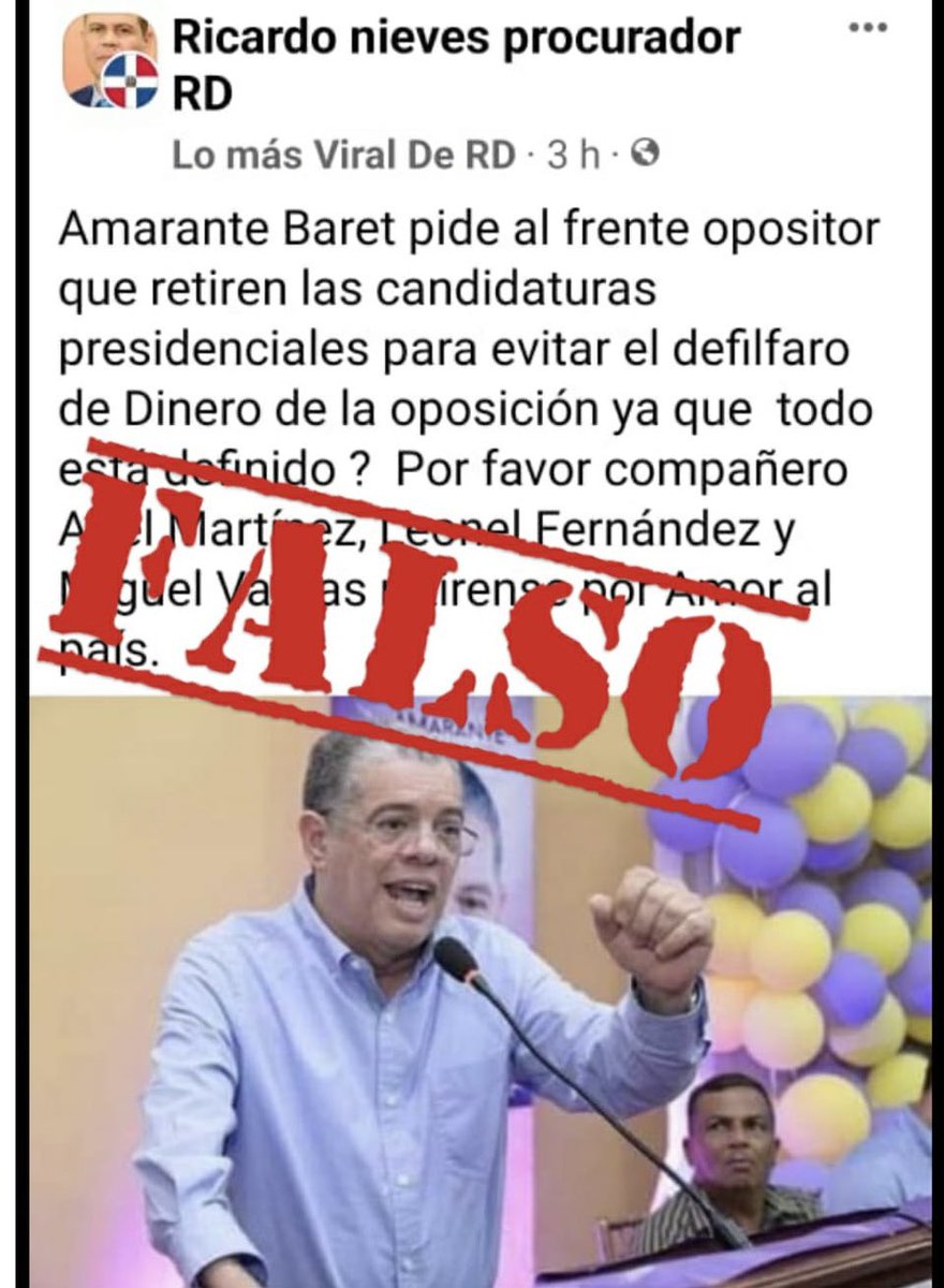 La maquinaria del gobierno y del PRM trabaja a toda máquina, sin descanso y sin escrúpulos, MINTIENDO Y COMPRANDO en su afán reeleccionista. #RESCATERD se fortalece y el próximo presidente será Abel o Leonel o Miguel. El 19 de mayo en la noche, los PRM estarán de manicomio.