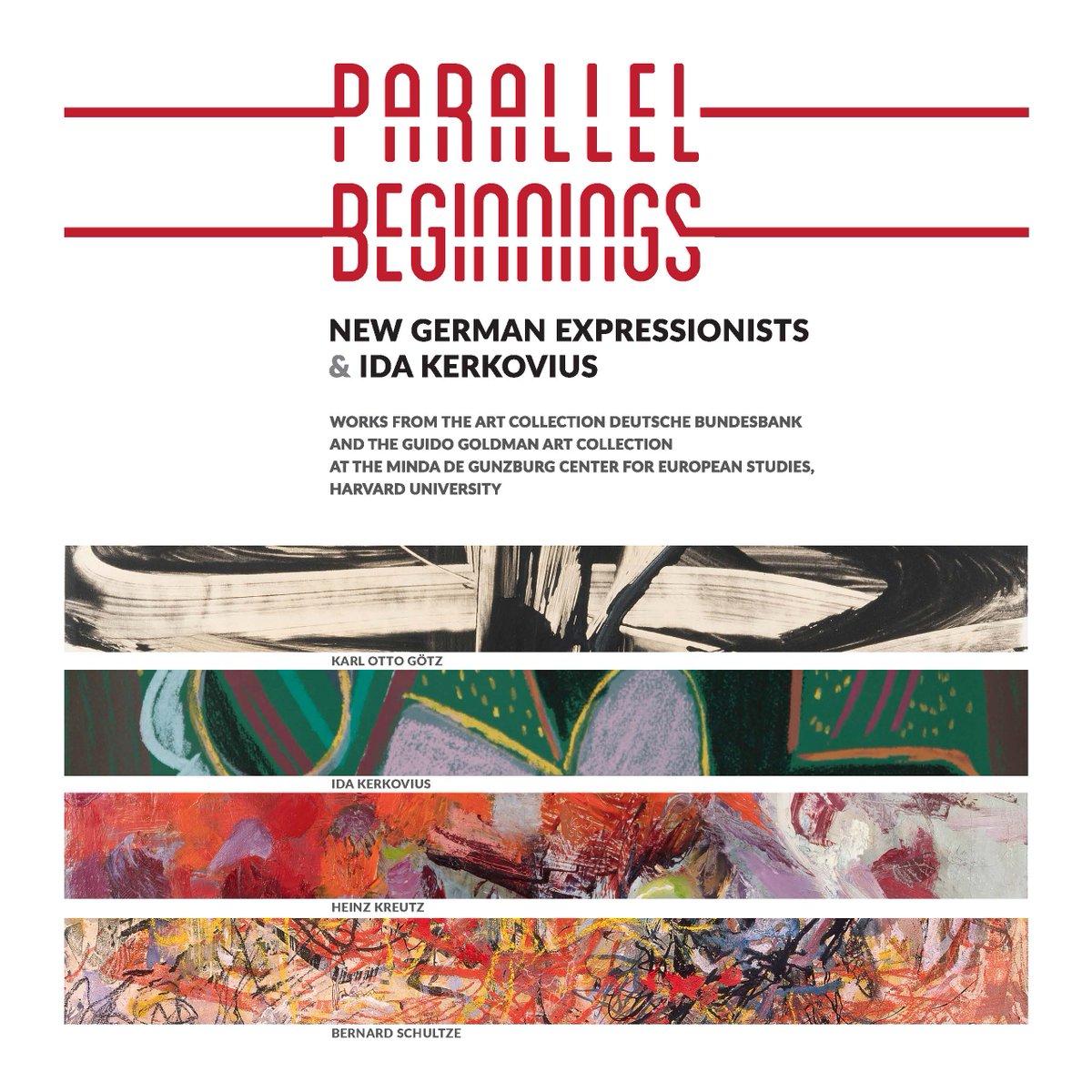 TODAY @ 4pm exhibit opening of “Parallel Beginnings: New German Expressionists & Ida Kerkovius | Works from the Art Collection Deutsche Bundesbank and the Guido Goldman Art Collection.” Explore the abstract worlds of 4 exceptional artists. @bundesbank 🔗ces.fas.harvard.edu/events/2024/04…
