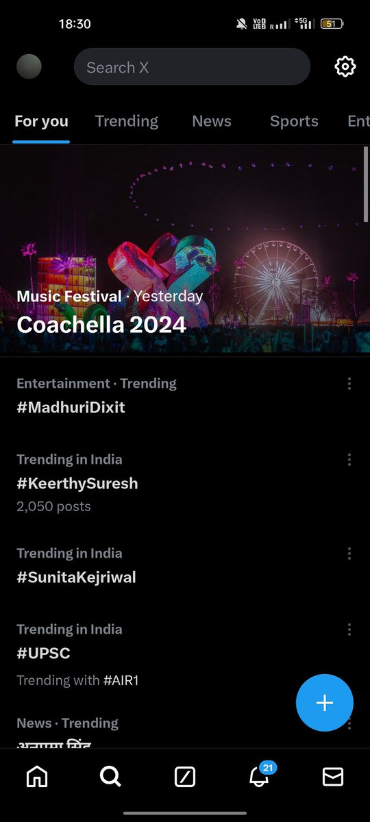 Trending now
.
.#MadhuriDixit 
#Madhuridixitnene