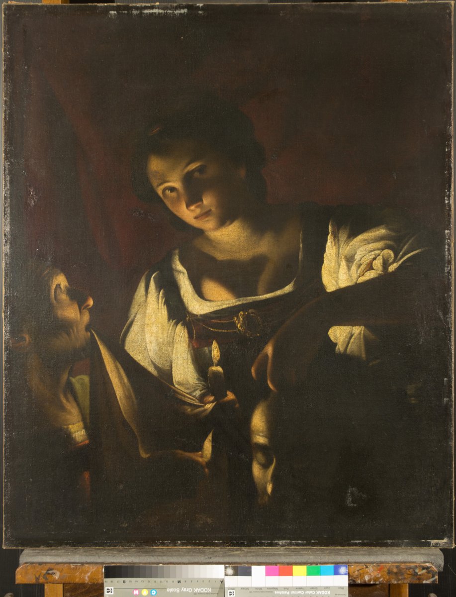 SheffMuseums's tweet photo. 👉 Before and after conservation 👉 

See a star of Sheffield’s collection - Judith with the Head of Holofernes, (c. 1610–1620) after Carlo Saraceni - restored by Sheffield-based conservators @ckconservation at Graves Gallery! 👏

@visitsheffield @sheffcitycentre https://t.co/wE0H7apb57