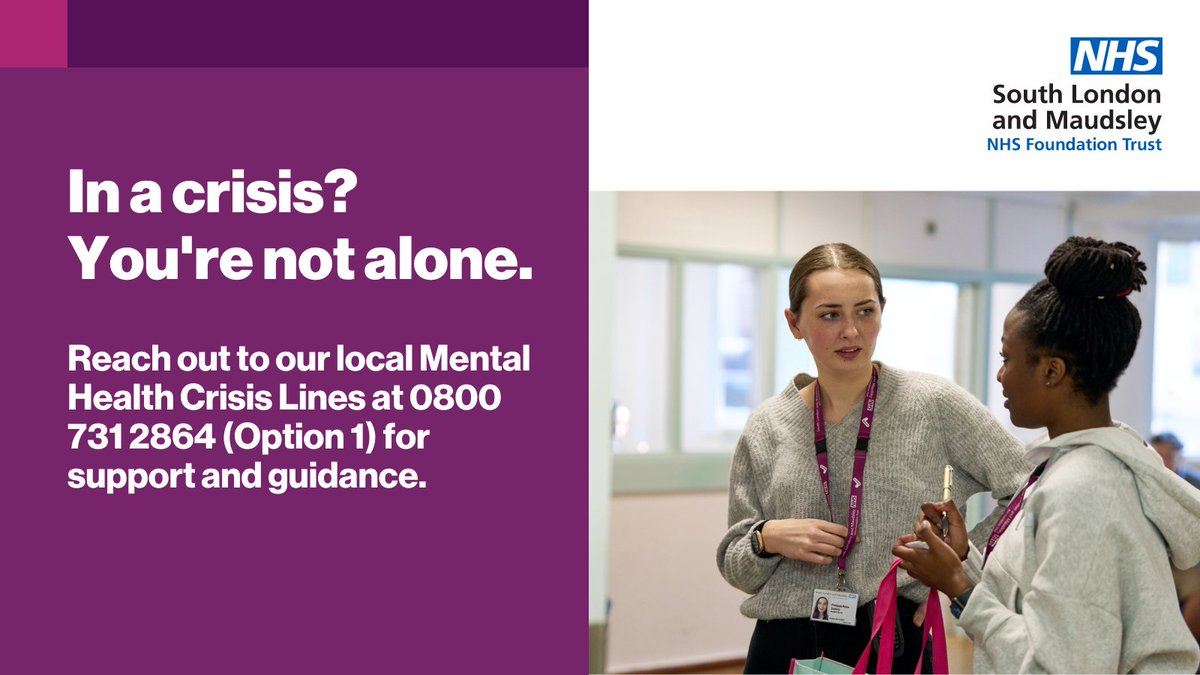 Are you struggling with your #MentalHealth and need some help or support? Please remember we are here and you're not alone. Call one of our 24/7 crisis lines at 0800 731 2864 (Option 1) or visit ow.ly/x3lI50RgSG9