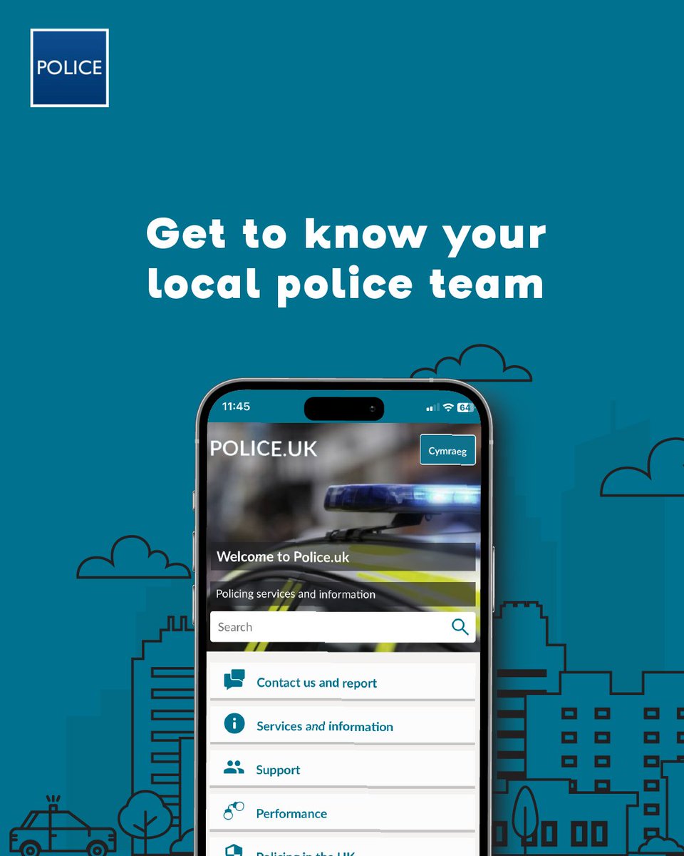 Contacting the police is now easier than ever – report crimes, access key advice and find out about your local policing team – all through the new #PoliceUK app. Available via both the Google Play and iOS App stores 

#C8393