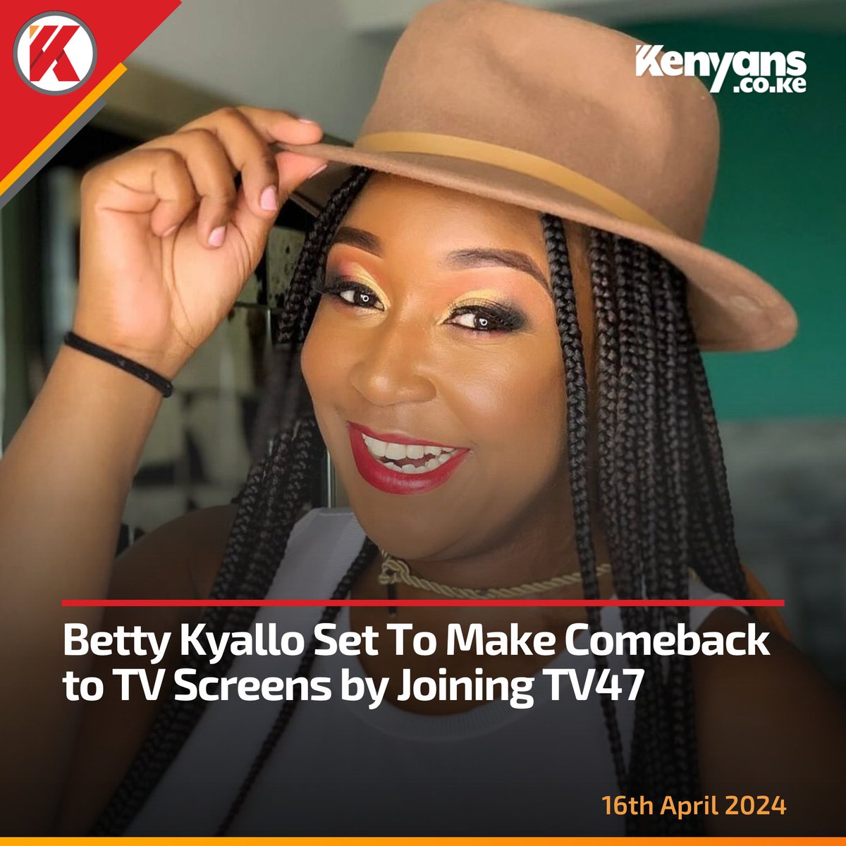 Betty Kyallo joins TV47